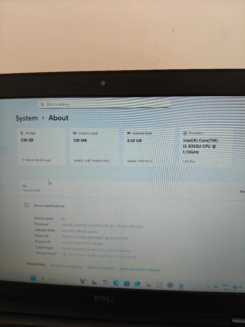 Dell latitude 5490