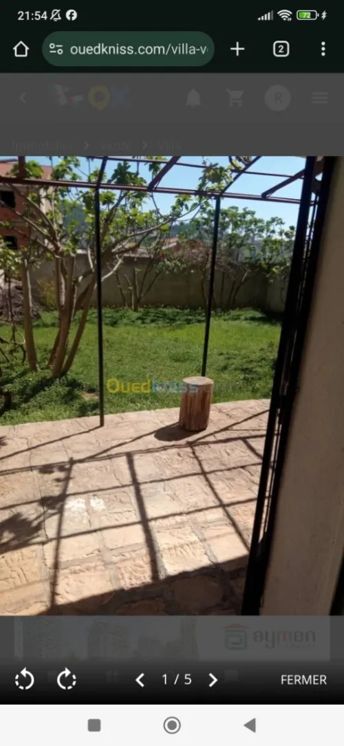 Vente Villa Tizi Ouzou Yakouren