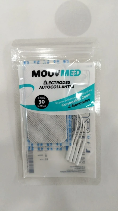 Électrodes autocollantes pour électrothérapie (TENS / EMS)