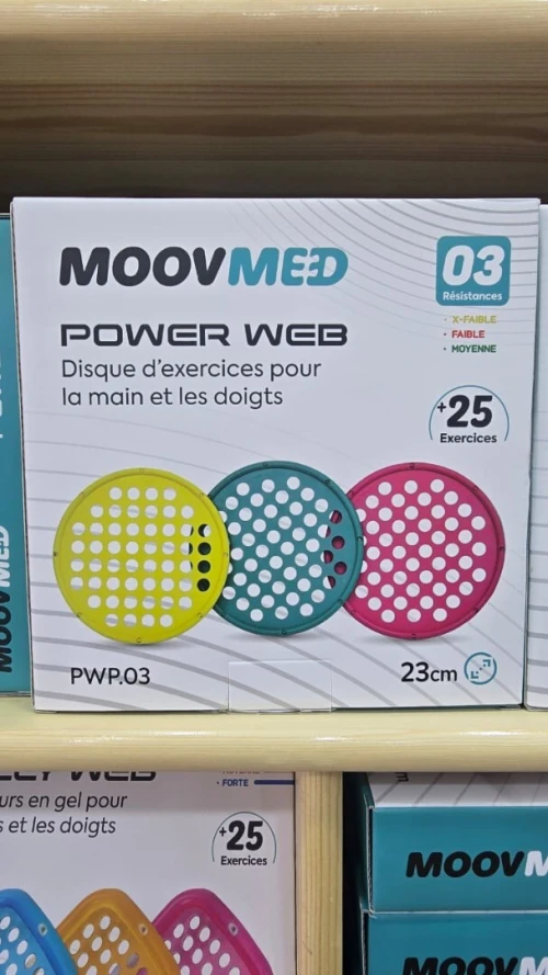 Power Web Moovmed 23 cm série de 03 résistances