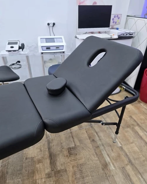Table de massage / table d'examen pliable en aluminium 