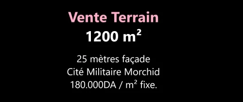 Vente Terrain Oran Oran