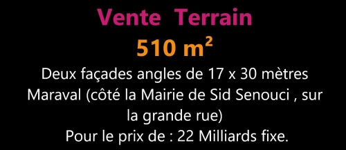 Vente Terrain Oran Oran
