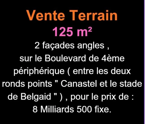 Vente Terrain Oran Bir el djir