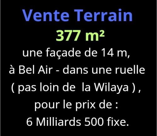 Vente Terrain Oran Oran