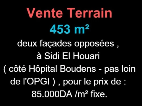 Vente Terrain Oran Oran