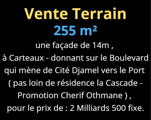 Vente Terrain Oran Oran