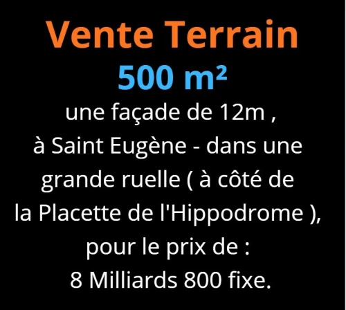 Vente Terrain Oran Oran