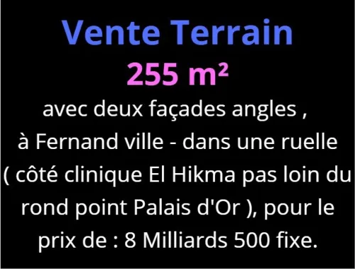 Vente Terrain Oran Bir el djir