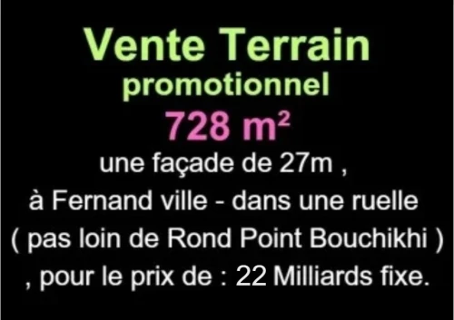 Vente Terrain Oran Bir el djir