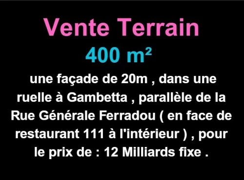 Vente Terrain Oran Oran