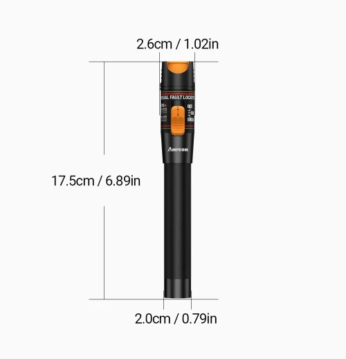 Stylo laser VFL pour fibre optique 30mw