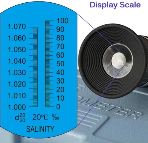 Réfractomètre de Salinité portable avec ATC