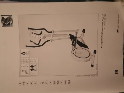 vend vélo elliptique KETTLER UNIX M  neuf jamais servi