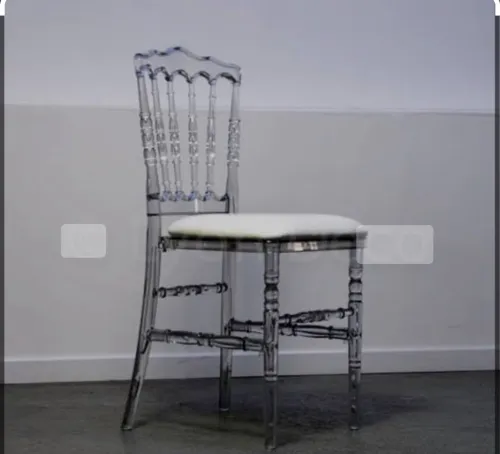 Location chaise Napoléon transparente + assise