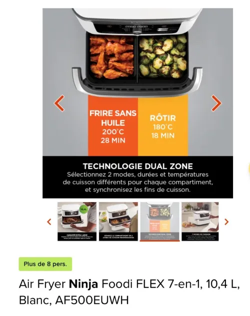 Ninja Airfryer foodie flex AF500EU