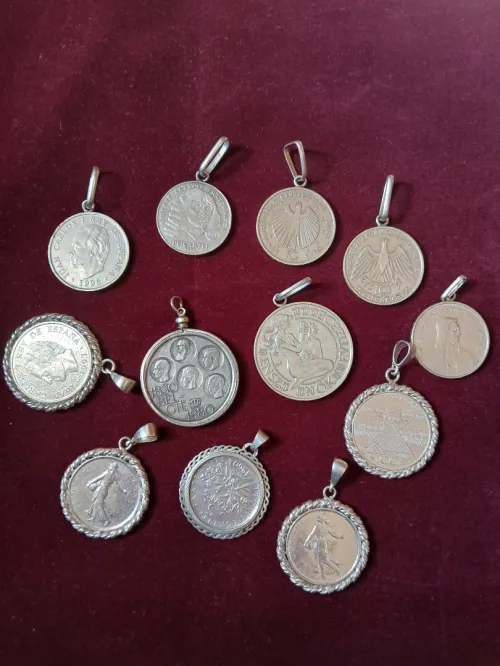 Pendentifs en argent 