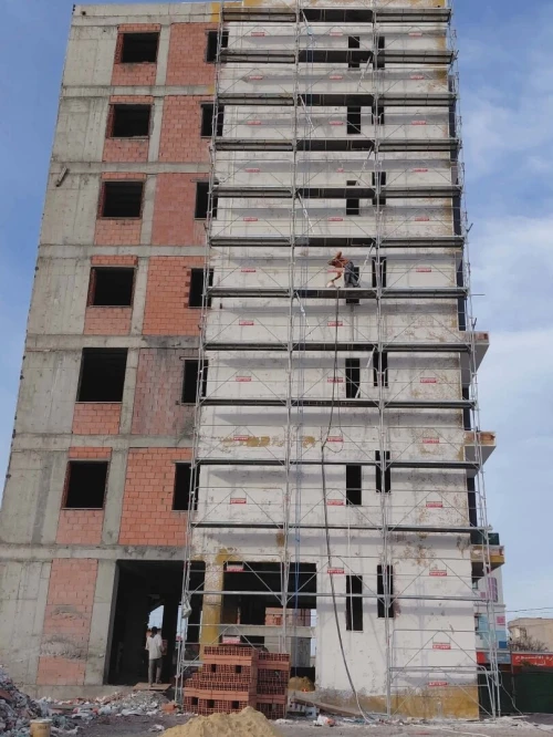 monocouche de façade