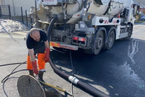 Camion Débouchage canalisation vidange 