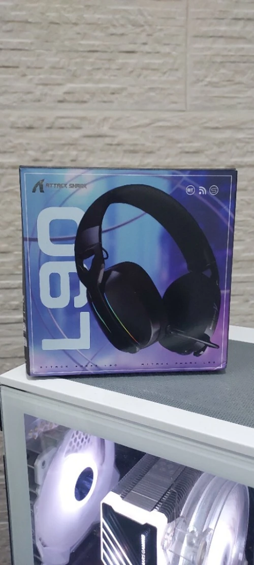 Attack Shark L90  Casque Gaming noir et blanc
