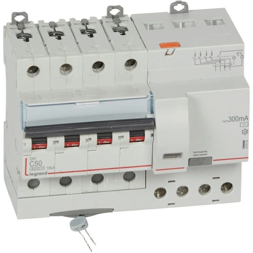 Disjoncteur différentiel  4p 50A 300mA LEGRAND