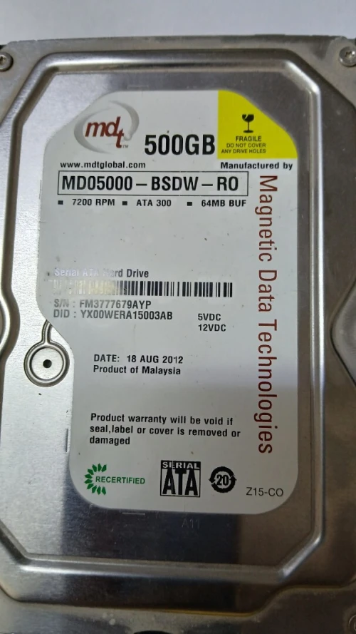 Disque dur SATA