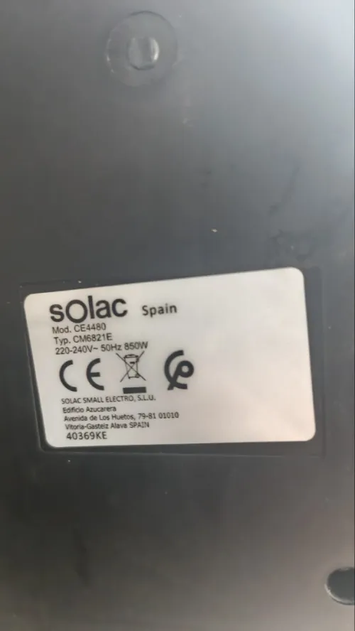 Cafetière expresso SOLAC européenne
