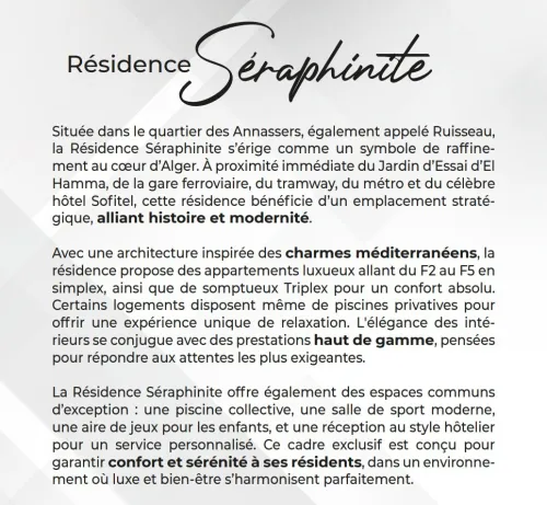 Vente Appartement F3 Alger Belouizdad