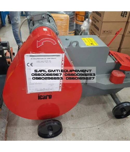 Coudeuse de fer a beton , cisaille de fer a beton , redrisseuse , coudeuse electrique , icaro 