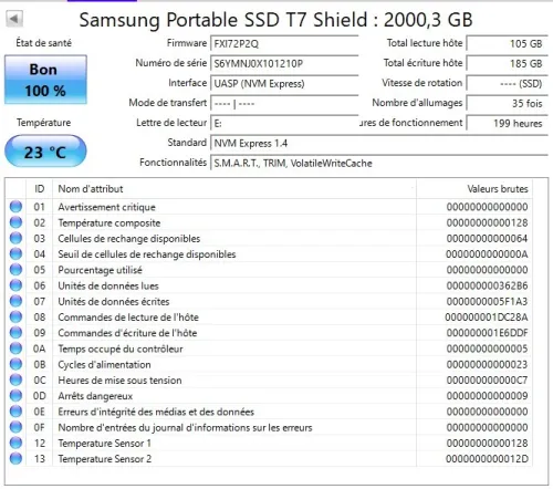 samsung T7 Shield 2TB