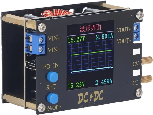 DC DC Convertisseur existent Boost/Buck CC CV Power Tech 0.5 to30V 3A Voltmètre d'Alimentation Régulée Réglable