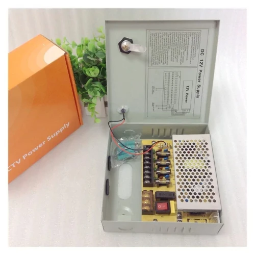 BOITIER D'ALIMENTATION CAMERA / 12V 5A 4CH SORTIE / 12V 20A 18CH SORTIE