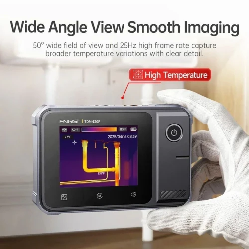 FNIRSI TDM-120P  Multimètre Thermique Intelligent 2-en-1 avec Caméra Infrarouge