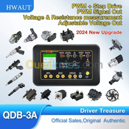 QDB-3A Testeur de bobine d'allumage automobile, moteur pas à pas électrovanne, injecteur