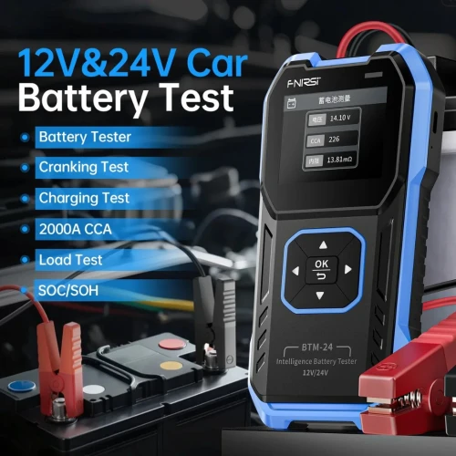 FNIRSI BTM-24  Testeur de Batterie Automobile 2000A CCA (12V / 24V)