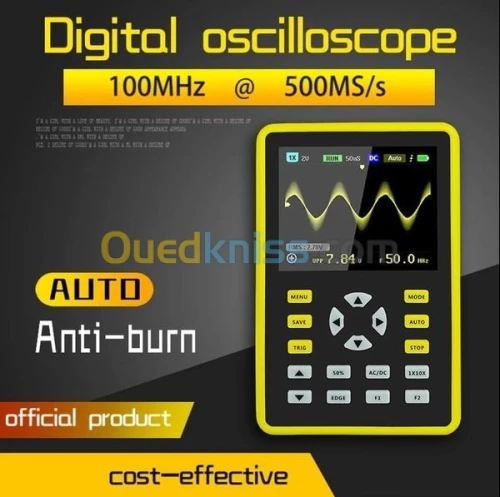Oscilloscope numérique à écran de FNIRSI-5012H pouces arduino