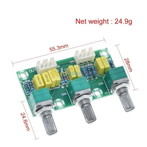Panneau De Tonalité Passive XH-M802 , Amplificateur Préampli De Puissance 
