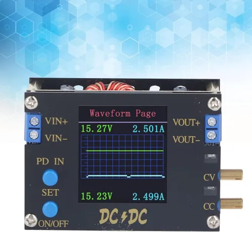 DC DC Convertisseur existent Boost/Buck CC CV Power Tech 0.5 to30V 3A Voltmètre d'Alimentation Régulée Réglable