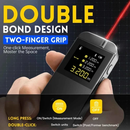 Télémètre Laser Intelligent FNIRSI IR40 mini ruban à mesurer portable, 40M