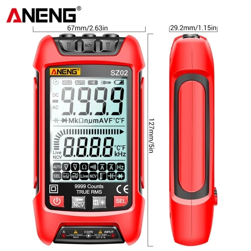 ANENG  multimètre numérique SZ01, 6000 mesureur automatique