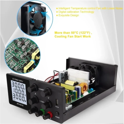 ALIMENTATION LABO ROGRAMMABLE KUAIQU-SPS-W3010D (30V ~ 10A)