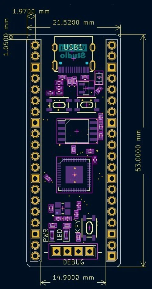 Raspberry Pi Pico Board, RP2040, 16MB arduino