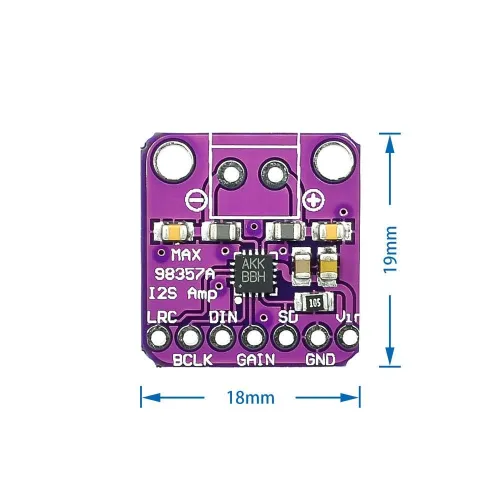 MAX98357 MODULE AMPLIFICATEUR DE PUISSANCE AUDIO I2cSCLASSE D