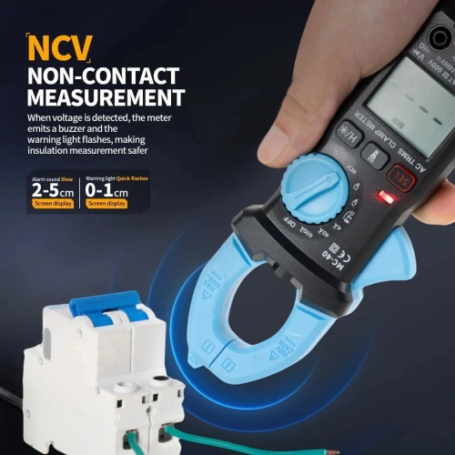 Pince Multimètre Numérique FNIRSI MC40  True RMS 6000 Points