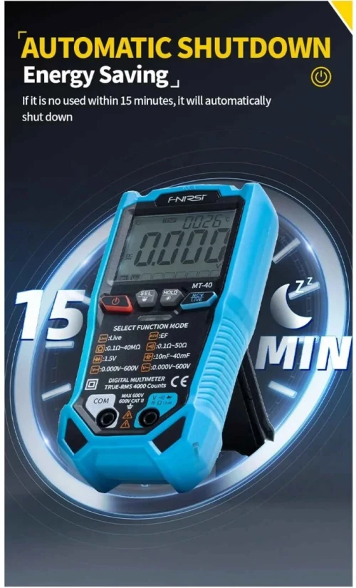Multimètre numérique intelligent FNIRSI MT-40
