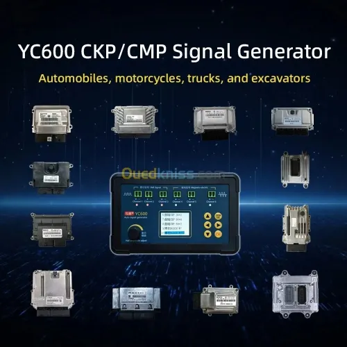 YC600 générateur de Signal automatique à Six canaux ECU testeur d'entretien informatique vilebrequin arbre à cames moto CKP CMP simulateur de Signal