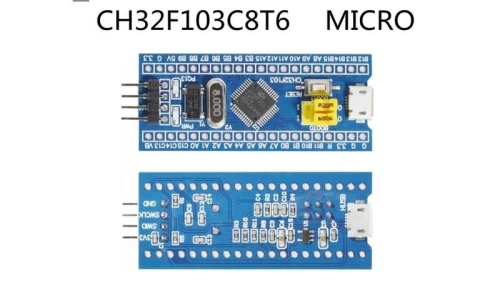 Carte de développement CH32F103C8T6 micro USB STM32 bleu pille ARDUINO