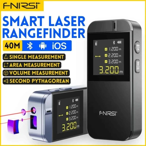 Télémètre Laser Intelligent FNIRSI IR40 mini ruban à mesurer portable, 40M