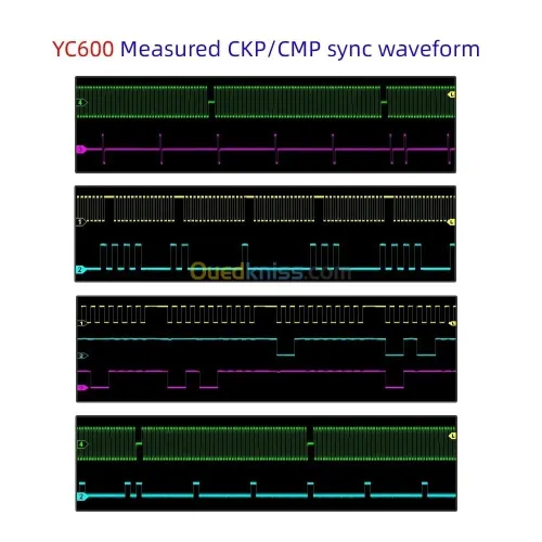 YC600 générateur de Signal automatique à Six canaux ECU testeur d'entretien informatique vilebrequin arbre à cames moto CKP CMP simulateur de Signal