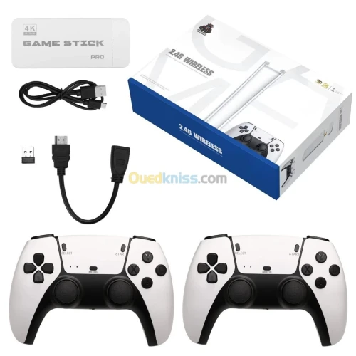 Console Retro Game Stick 20000 Jeux avec Deux Manettes Sans Fil